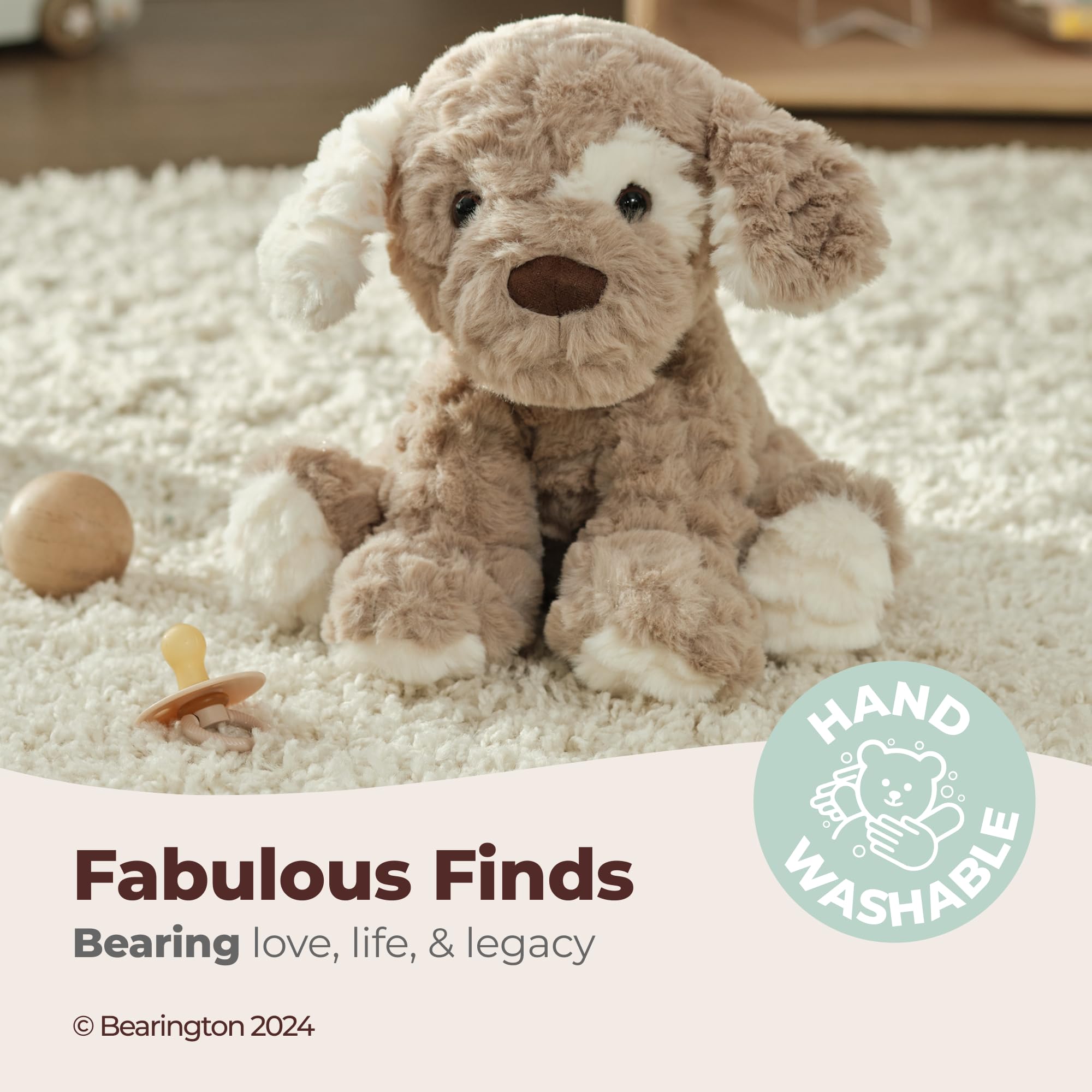 Amazon.co.jp: Bearington Collection ベージュとブラウンの犬の